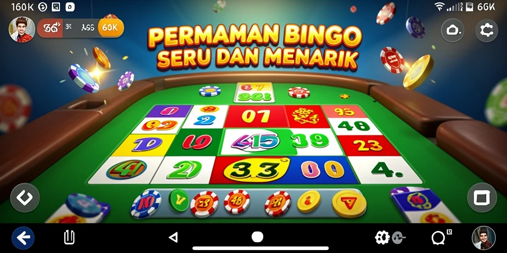 Tampilan permainan Bingo yang seru dan interaktif di 66K.