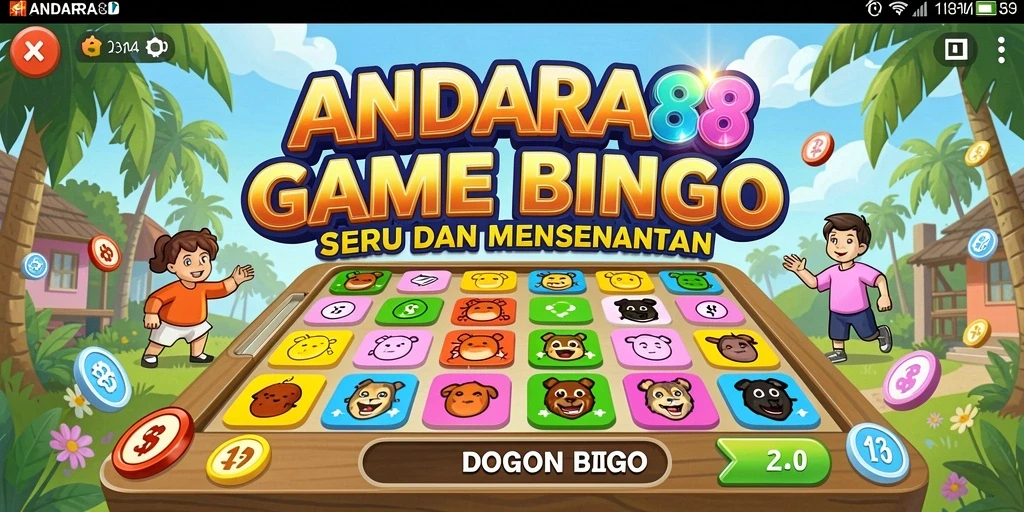 Tampilan gameplay menarik dari ANDARA88 dengan suasana Bingo.