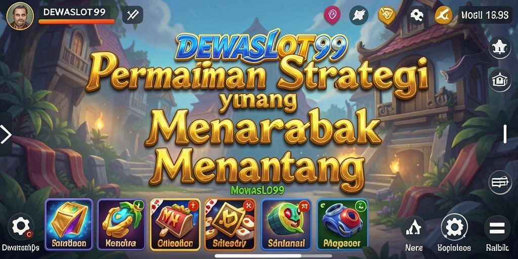 Tampilan gameplay <strong>DEWASLOT99</strong> yang menegangkan dan strategi yang mendebarkan.