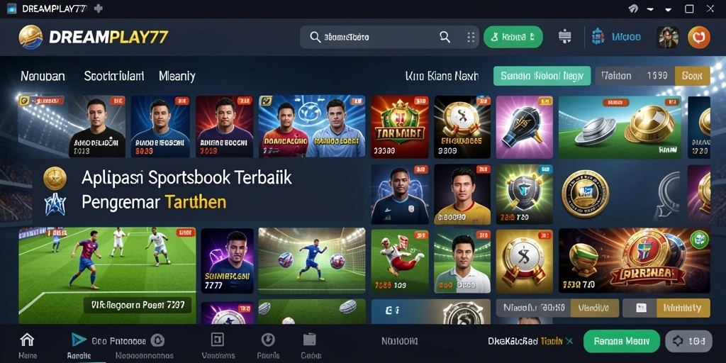Tampilan gameplay Sportsbook yang menarik dan interaktif.