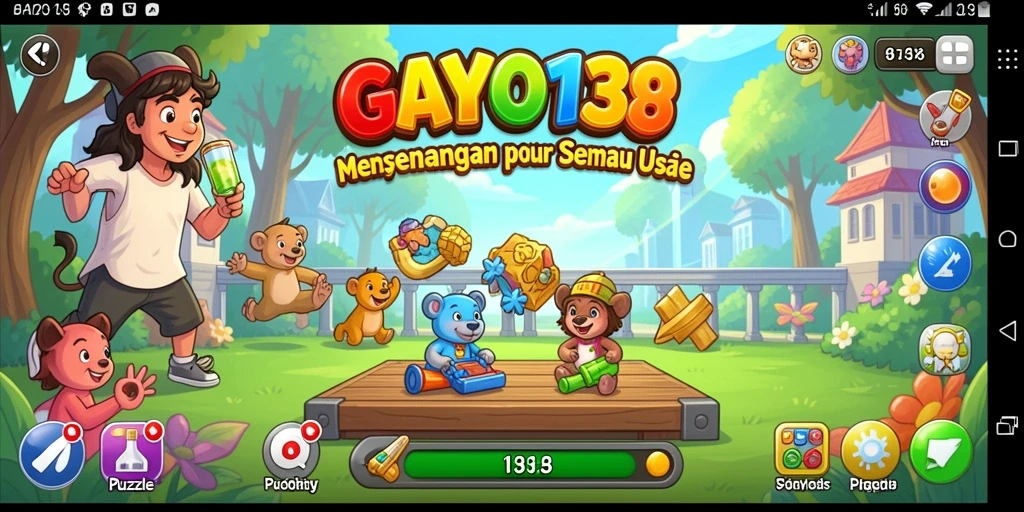 Tampilan gameplay GAYO138 yang menarik dan penuh warna.