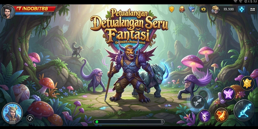 Gameplay seru dan penuh tantangan di INDOBIT88.