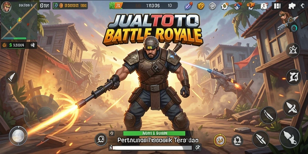 Gameplay JUALTOTO yang intens dan mendebarkan di medan perang.