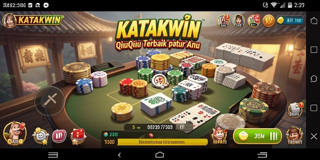 Gameplay KATAKWIN yang menarik dengan interaksi sosial.