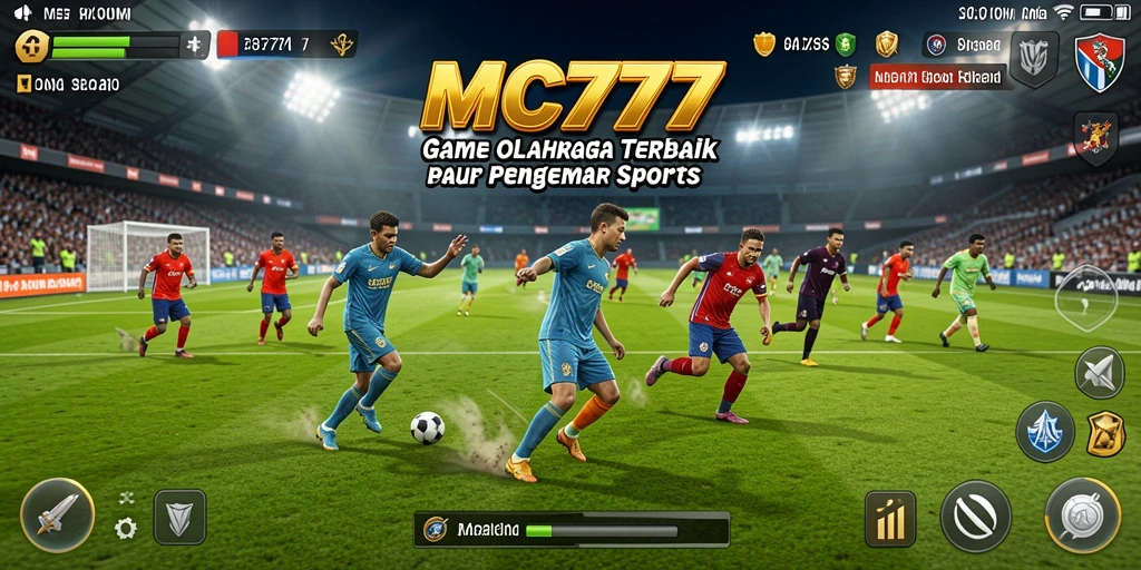 Tampilan gameplay seru dari MC777 dalam aksi olahraga.