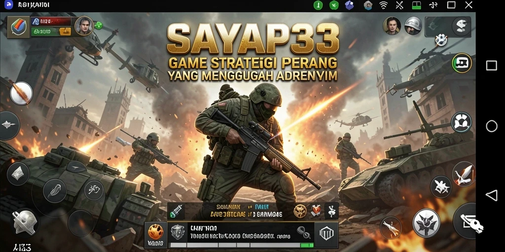Tampilan stunning dari pertempuran strategi SAYAP33.