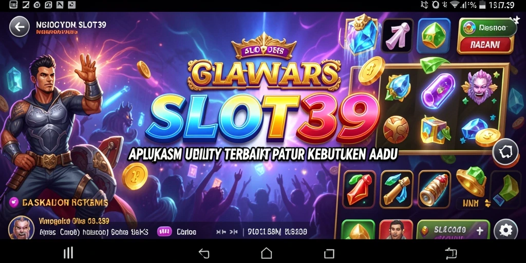 Tampilan antarmuka SLOT39 yang sederhana dan efisien.